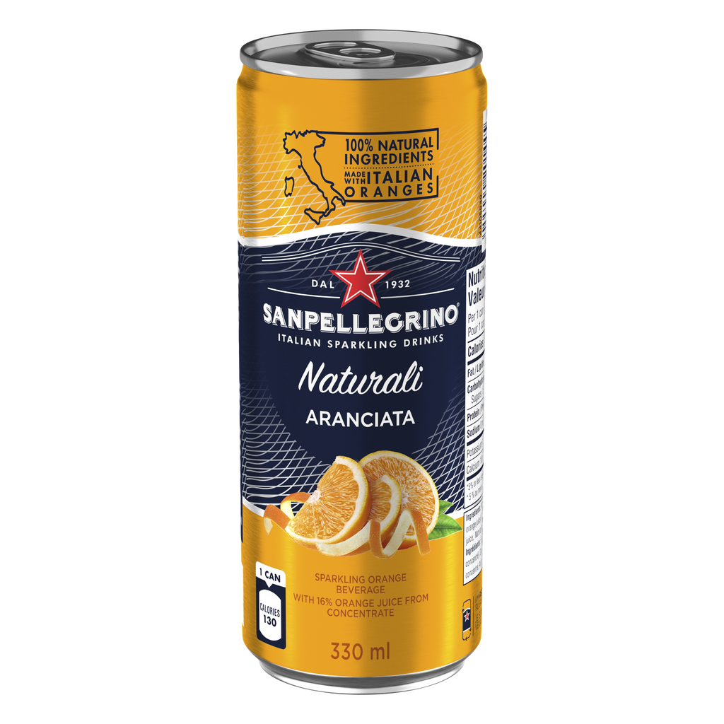 San Pellegrino Aranciata - narancs szénsavas üdítő - 0,33l