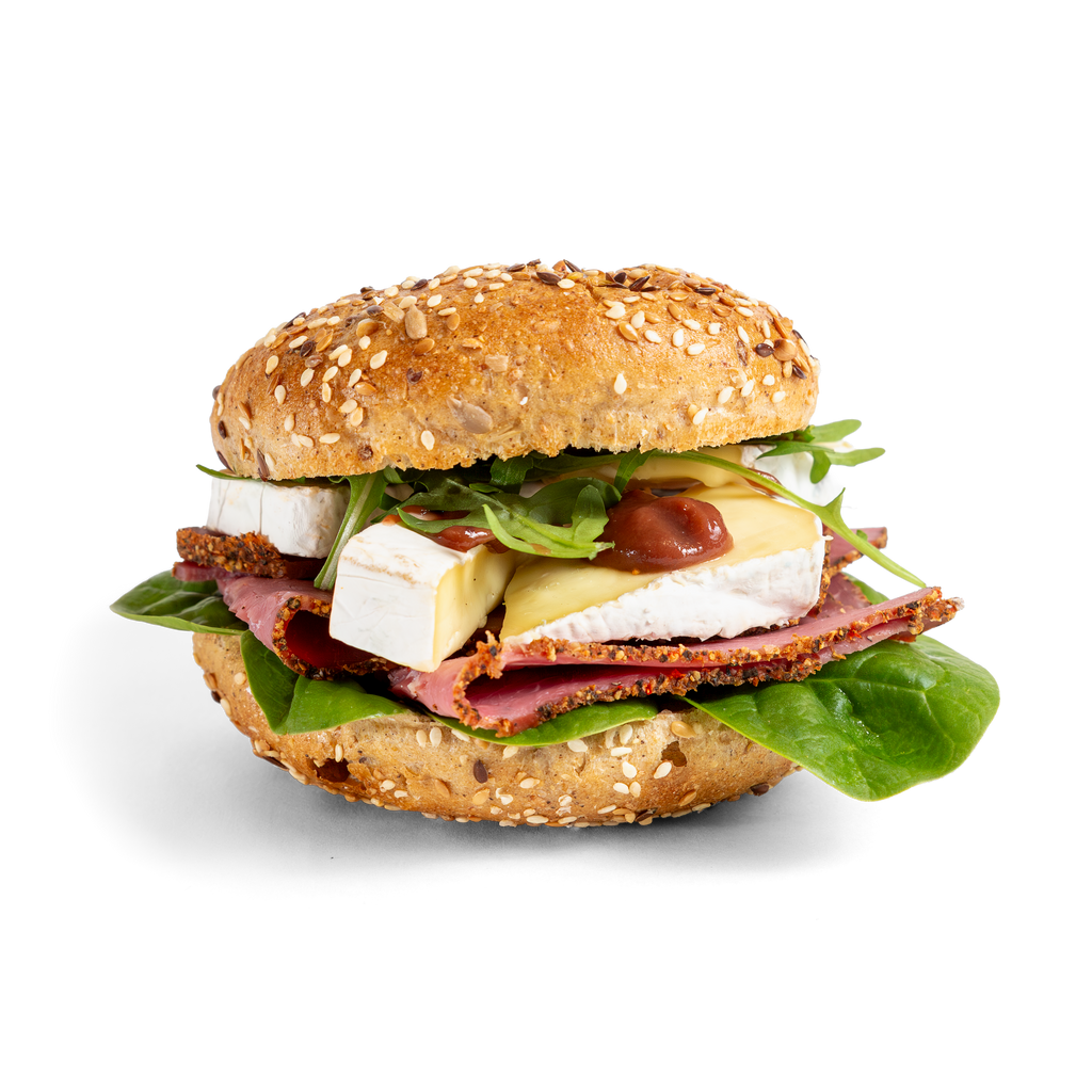 Breseola marhasonkás, brie sajtos Bagel Box - 6db