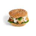 Szarvasgombás-Sültcsirkés Bagel