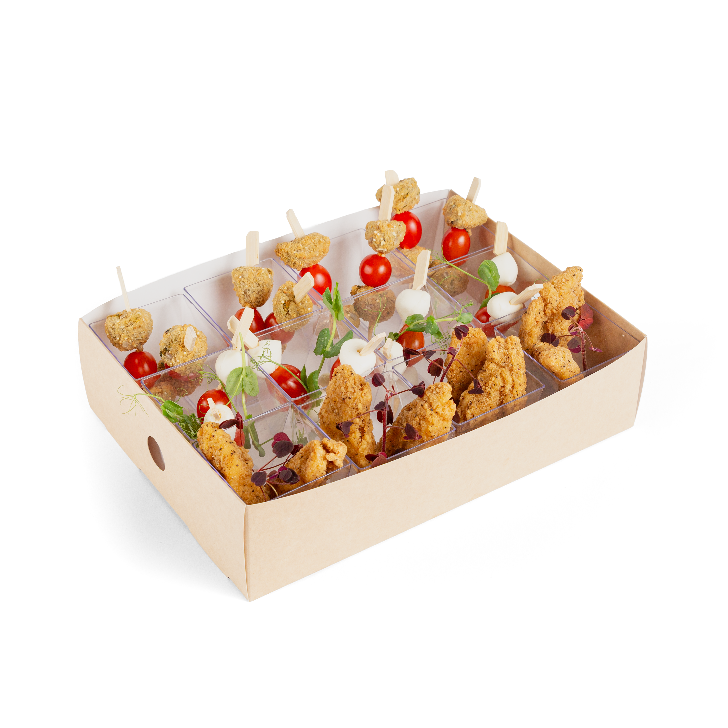 Finger food nyárs box - 12 pohár