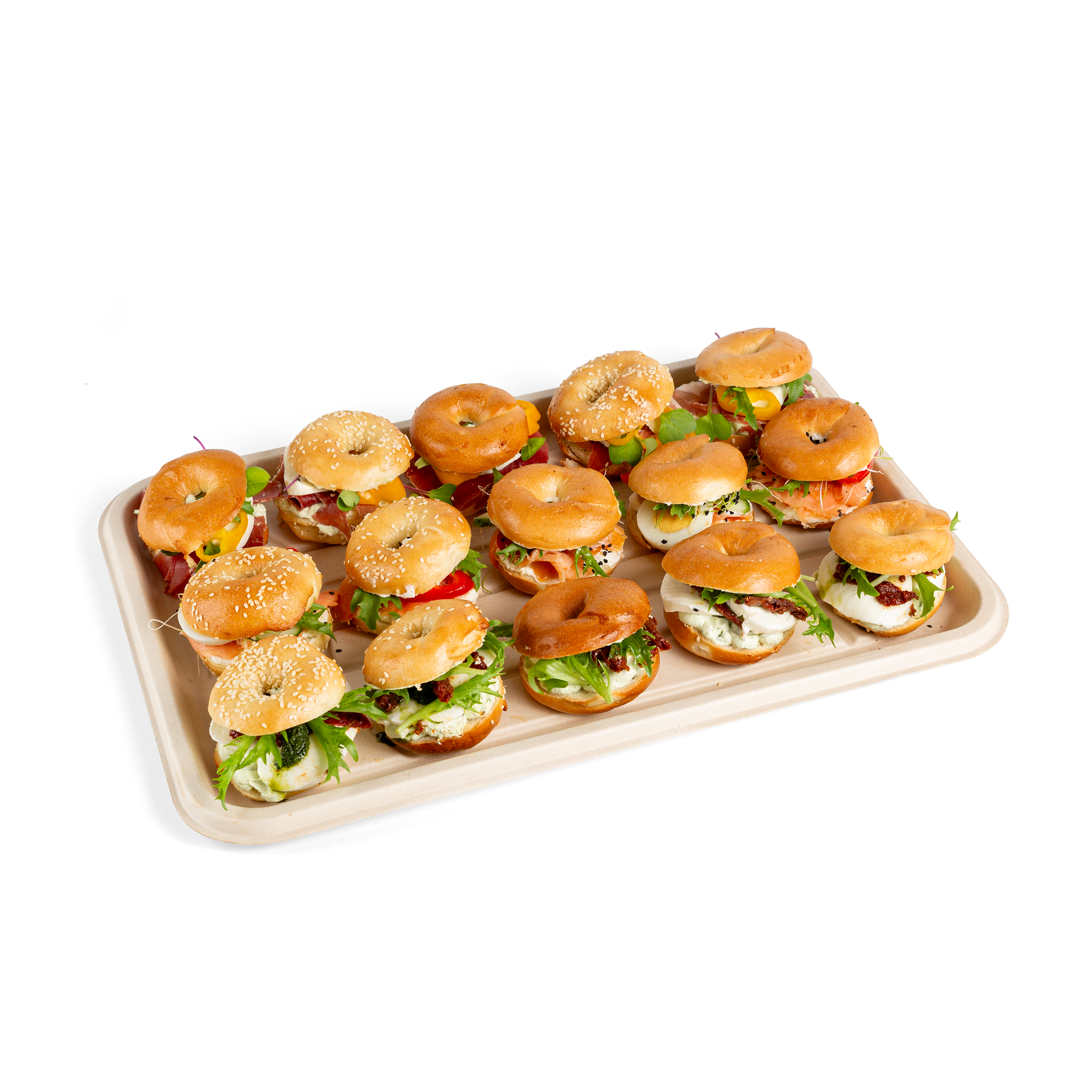 Mini bagel box - Prémium - 15db
