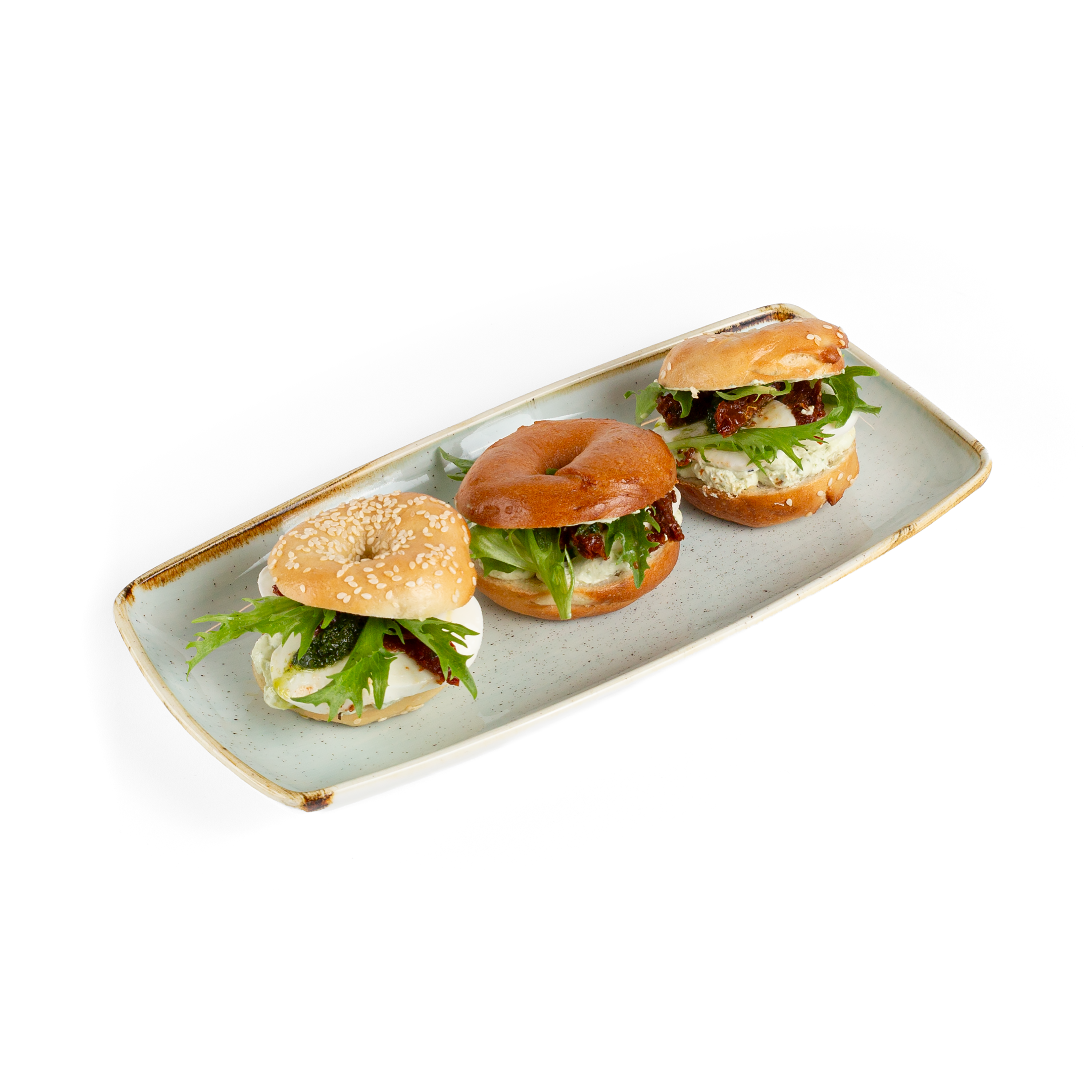 Caprese Mozzarella Mini Bagel - 15db