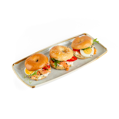 Füstölt lazacos-krémsajtos Mini Bagel