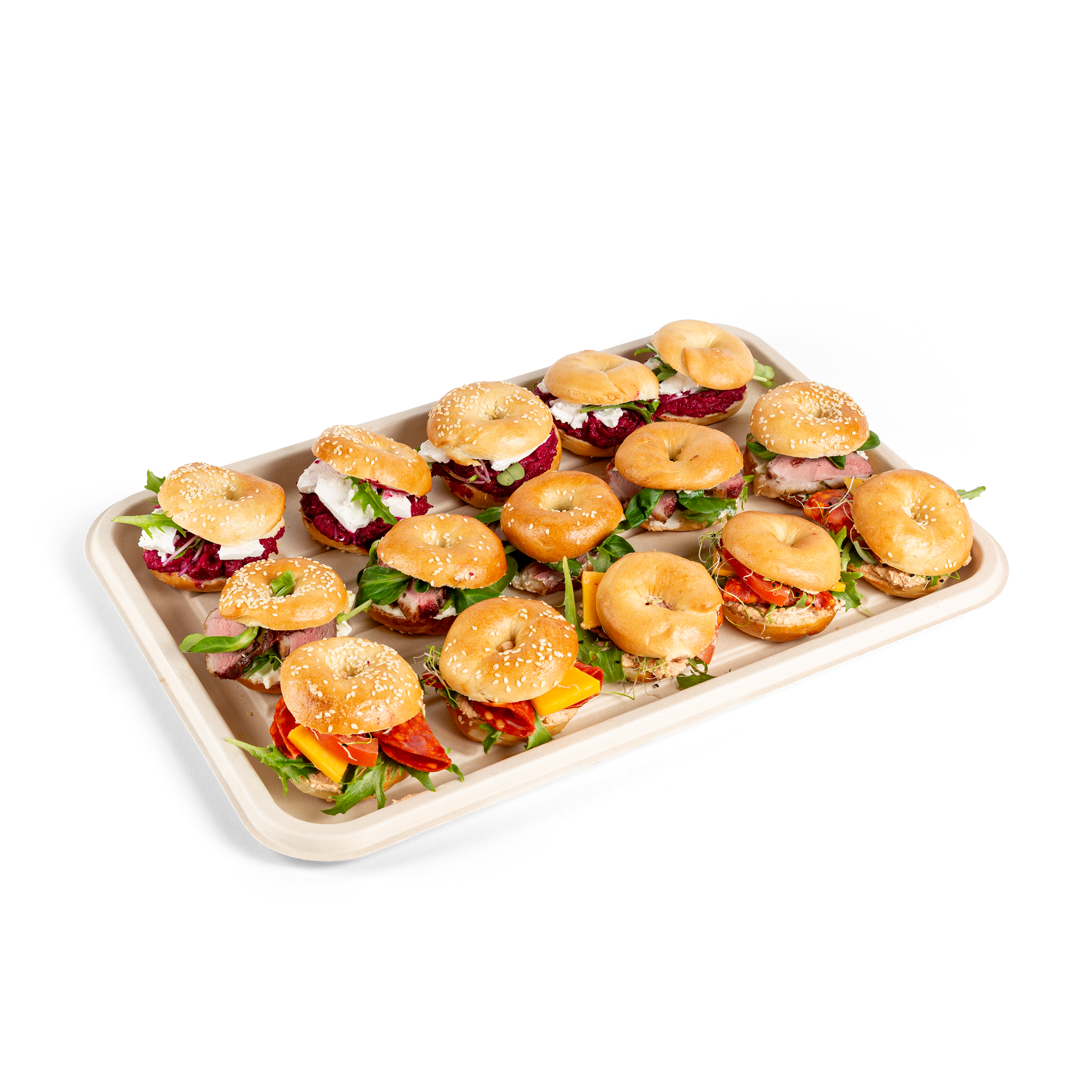Mini bagel box - Gourmet - 15db
