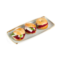 Céklás hummuszos-fetás Mini Bagel - 15db