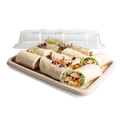Sült csirkés wrap box - 10db