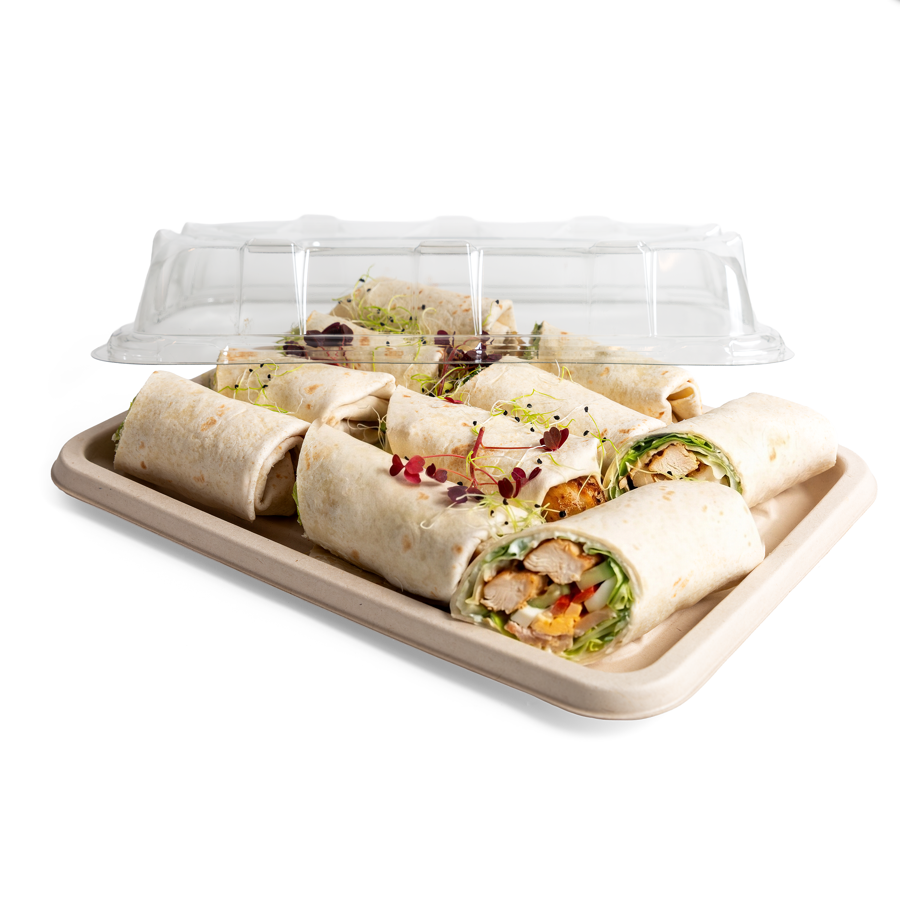 Sült csirkés wrap box - 10db